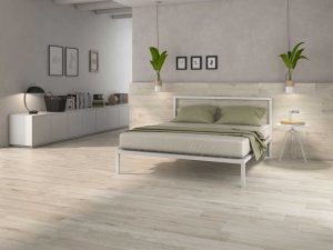 Holzoptik im Schlafzimmer