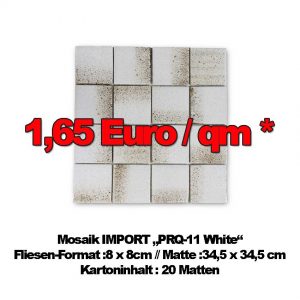 Unglaublich !! Mosaikfliesen bereits für 1,65 Euro/qm !!!!!